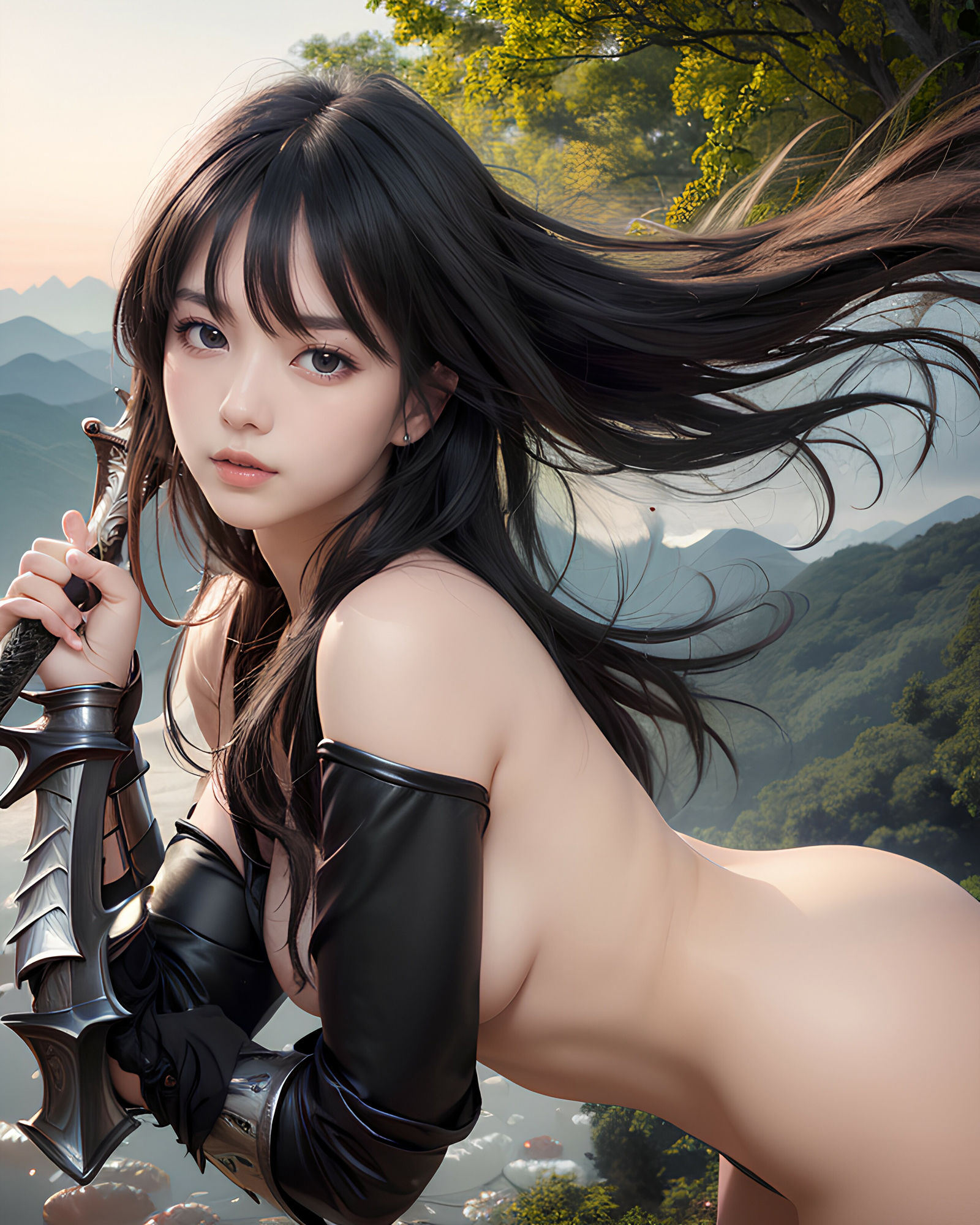 サンプル画像2:ナイトアーマー(AI_image) [d_376566]