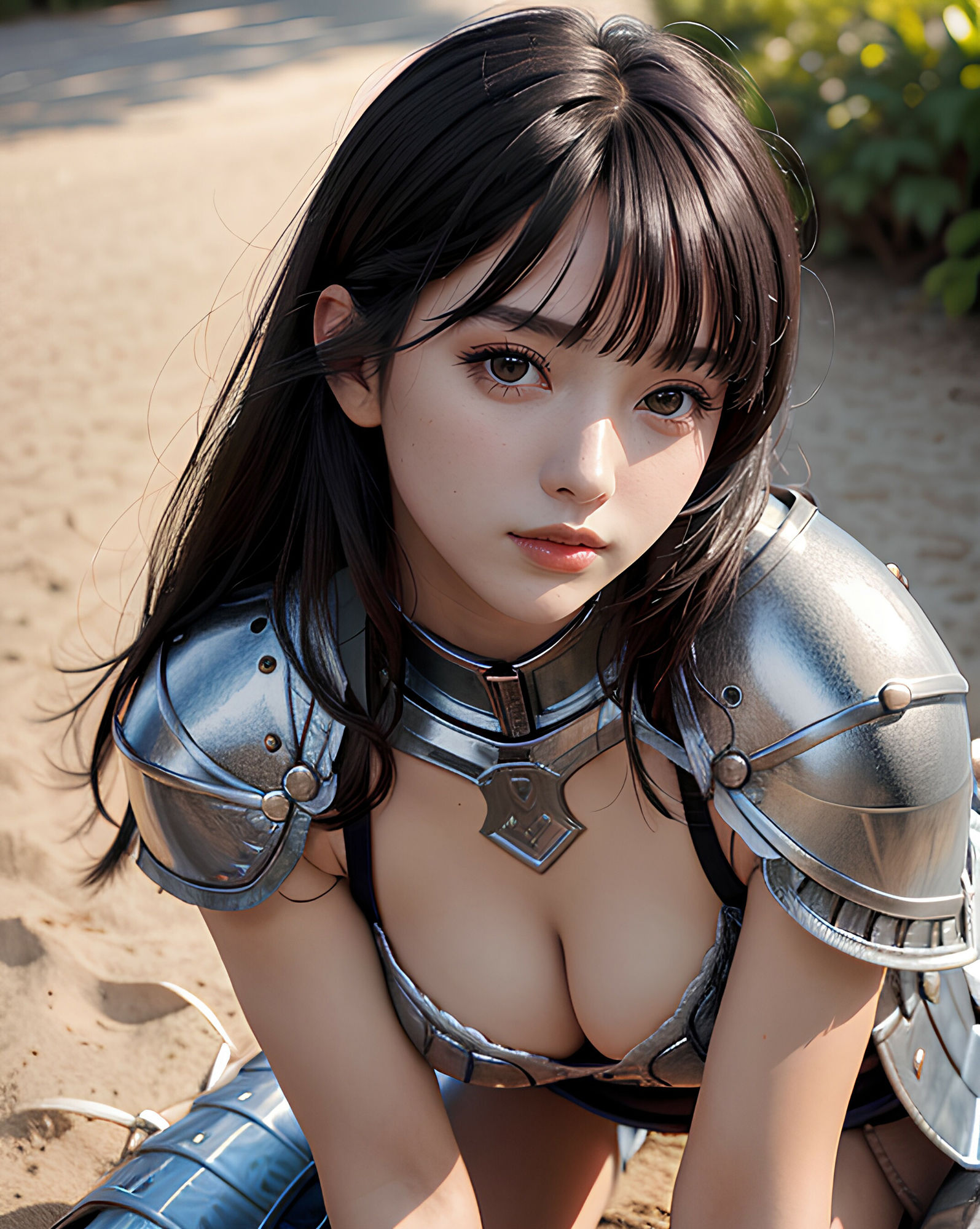 サンプル画像3:ナイトアーマー(AI_image) [d_376566]