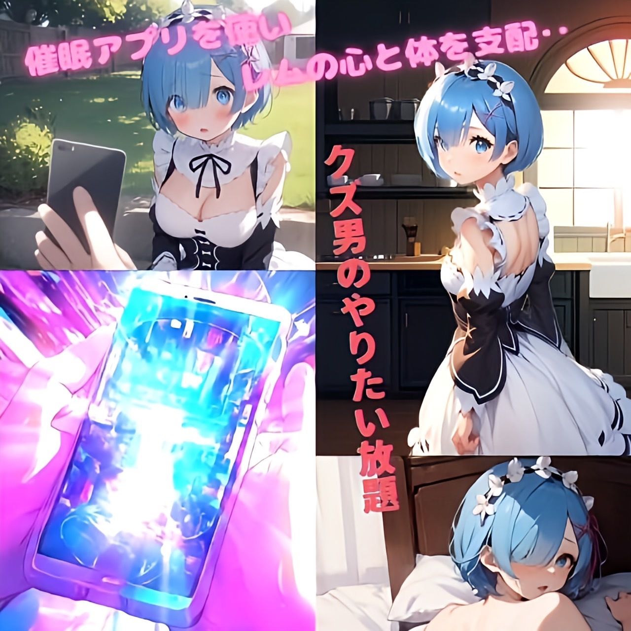 サンプル画像1:催●アプリ 支配されたレム コミック編(夢追い虫) [d_376627]