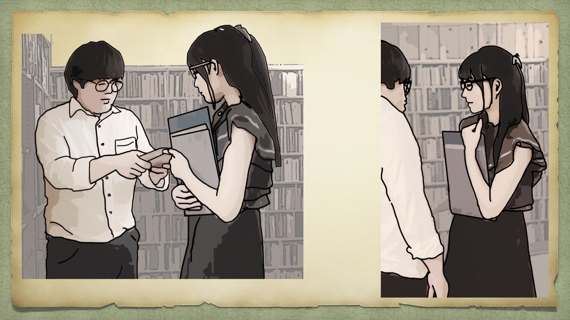 サンプル画像6:夏休み中の図書館 美人司書の静香さんのマン汁は少した？けしょっは？くて美味しい(あいうえ男) [d_376935]