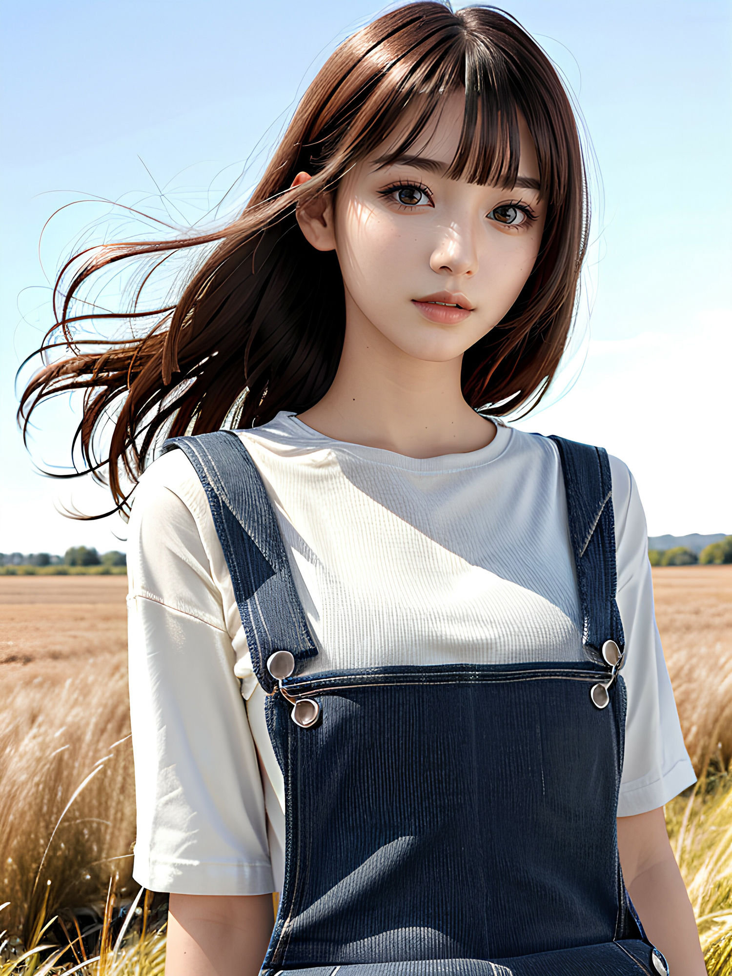 サンプル画像1:オーバーオール(AI_image) [d_376996]