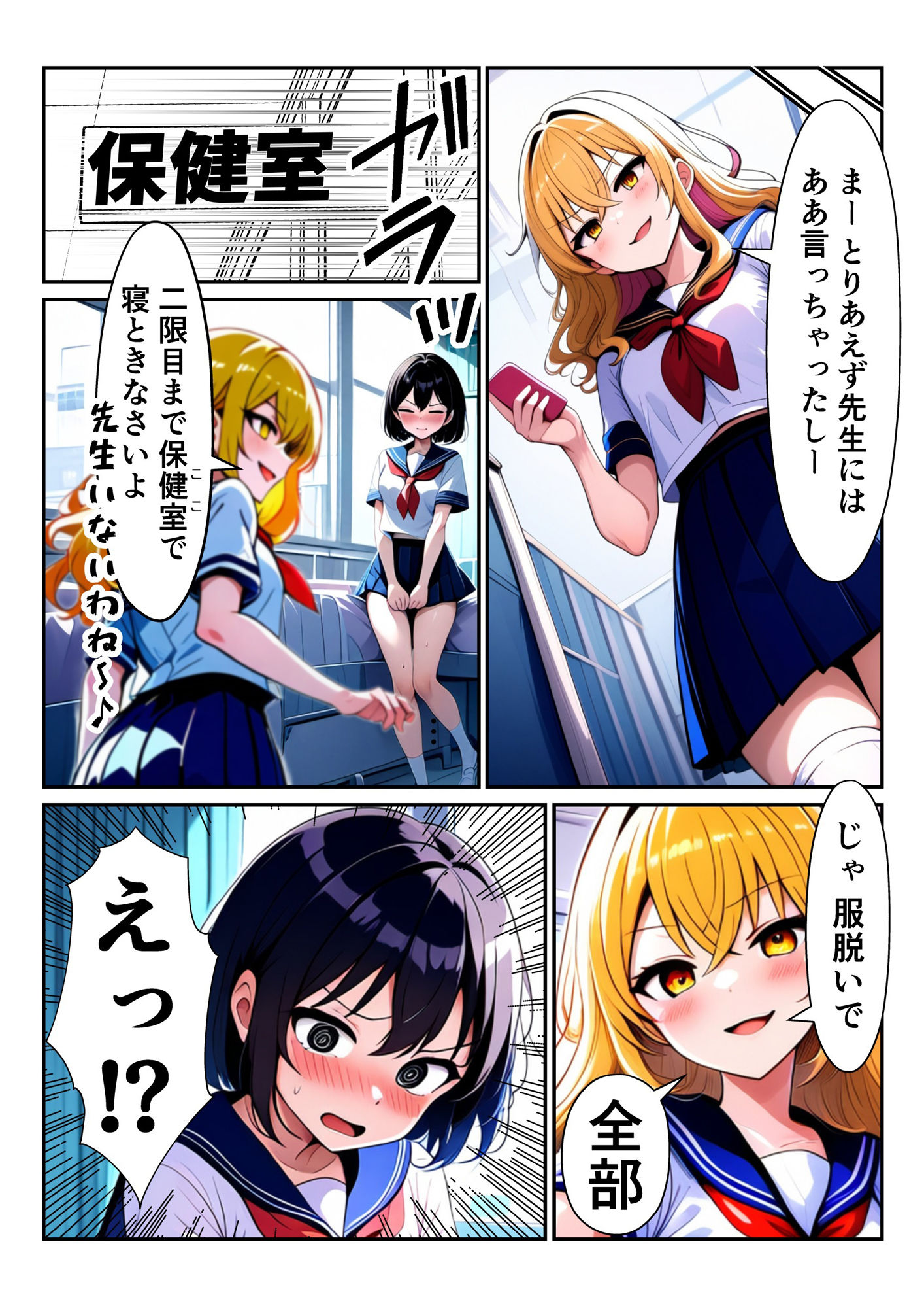 サンプル画像1:浅石来海の受難6(朝露まほし) [d_377248]