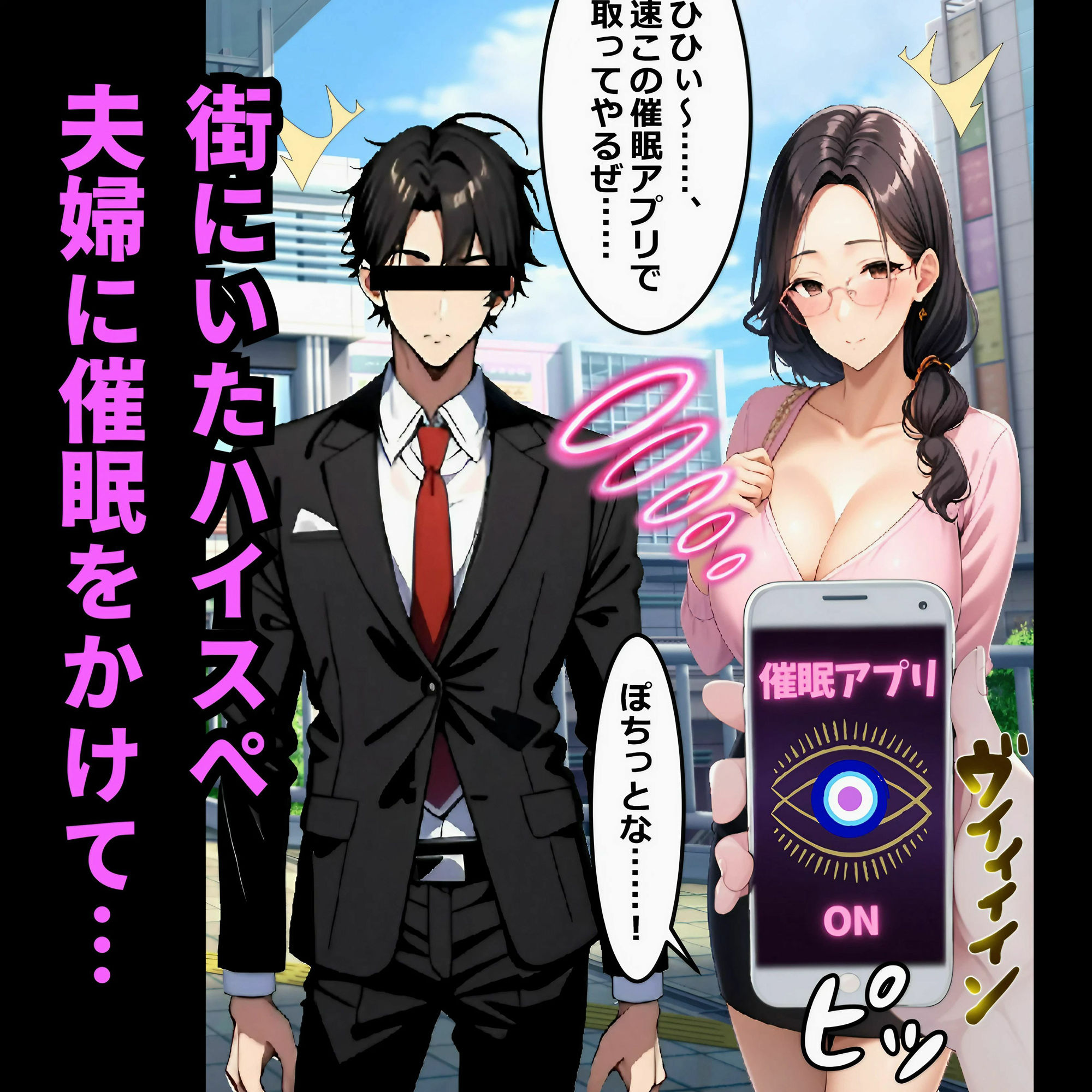 サンプル画像2:催●おじさんに寝取られた人妻、孕ませ中出し強●妊娠【NTR催●漫画】(変態マジシャン) [d_378778]