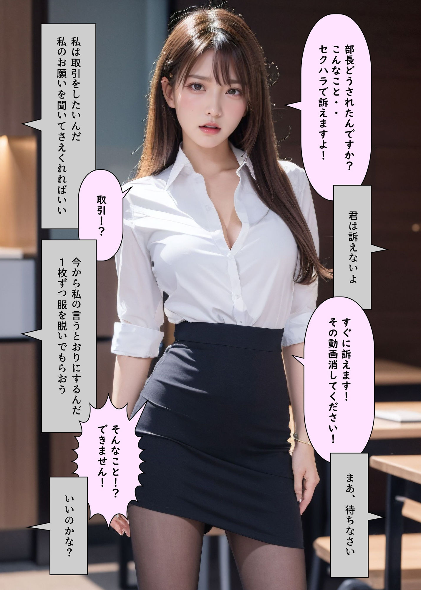 サンプル画像3:強●脱衣指示(AIA創造舎) [d_379624]