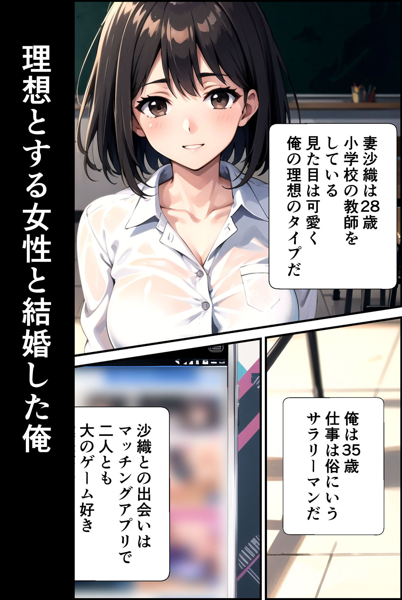 サンプル画像1:ベテラン教師との二人きり下見旅行先で妻が寝取られた(陽聖館) [d_380137]