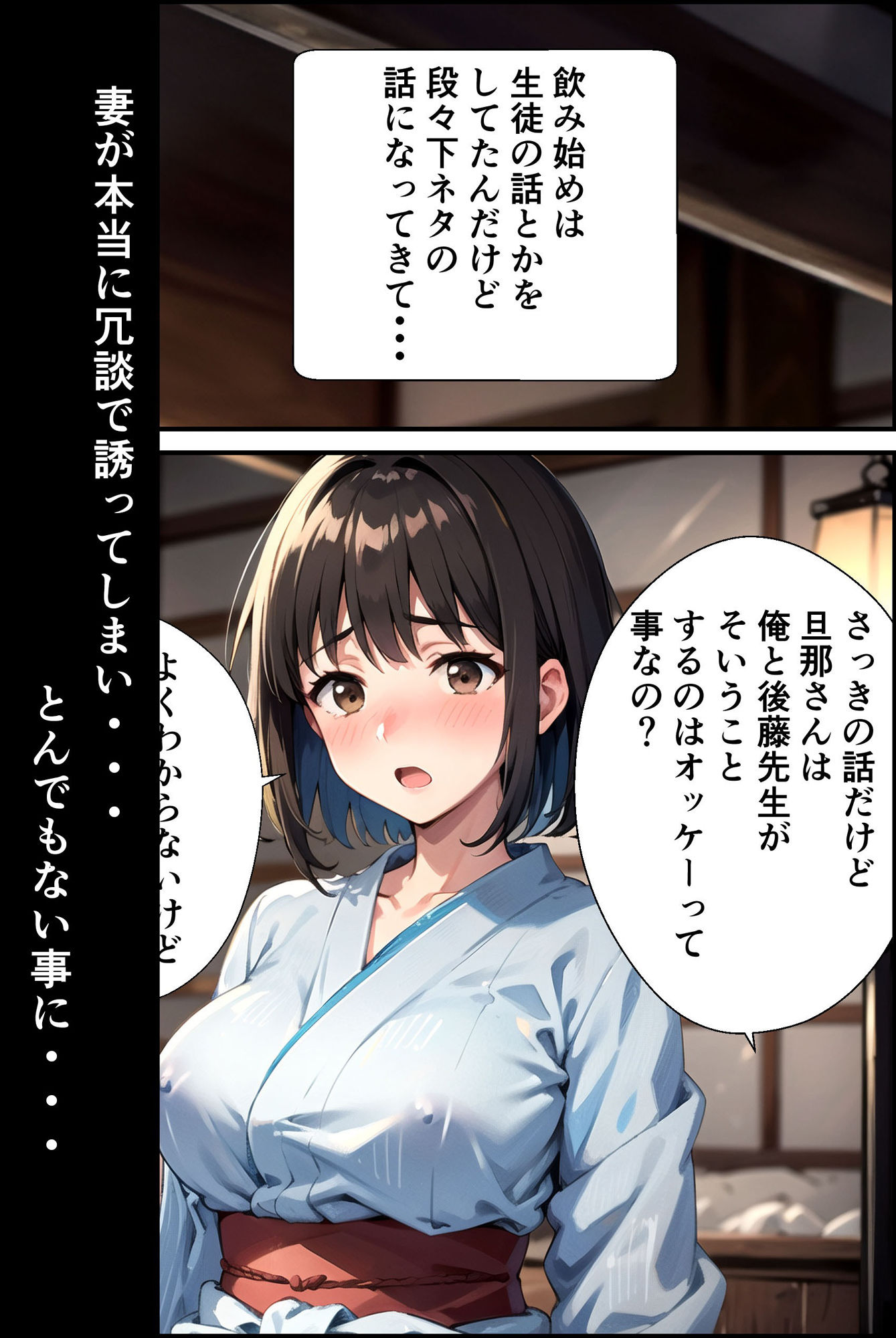 サンプル画像6:ベテラン教師との二人きり下見旅行先で妻が寝取られた(陽聖館) [d_380137]