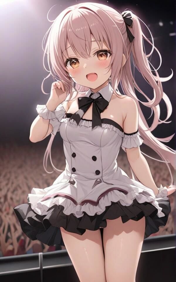 サンプル画像1:可愛いアイドルの秘密のライブ 私の性癖受け入れて！(ぷりぷりムチムチ研究所) [d_381925]