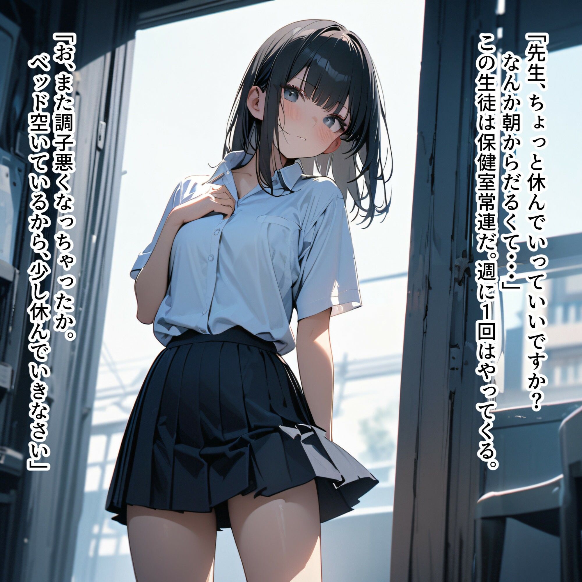 サンプル画像2:パンツ越し擬似セックス(電脳戯画) [d_382250]