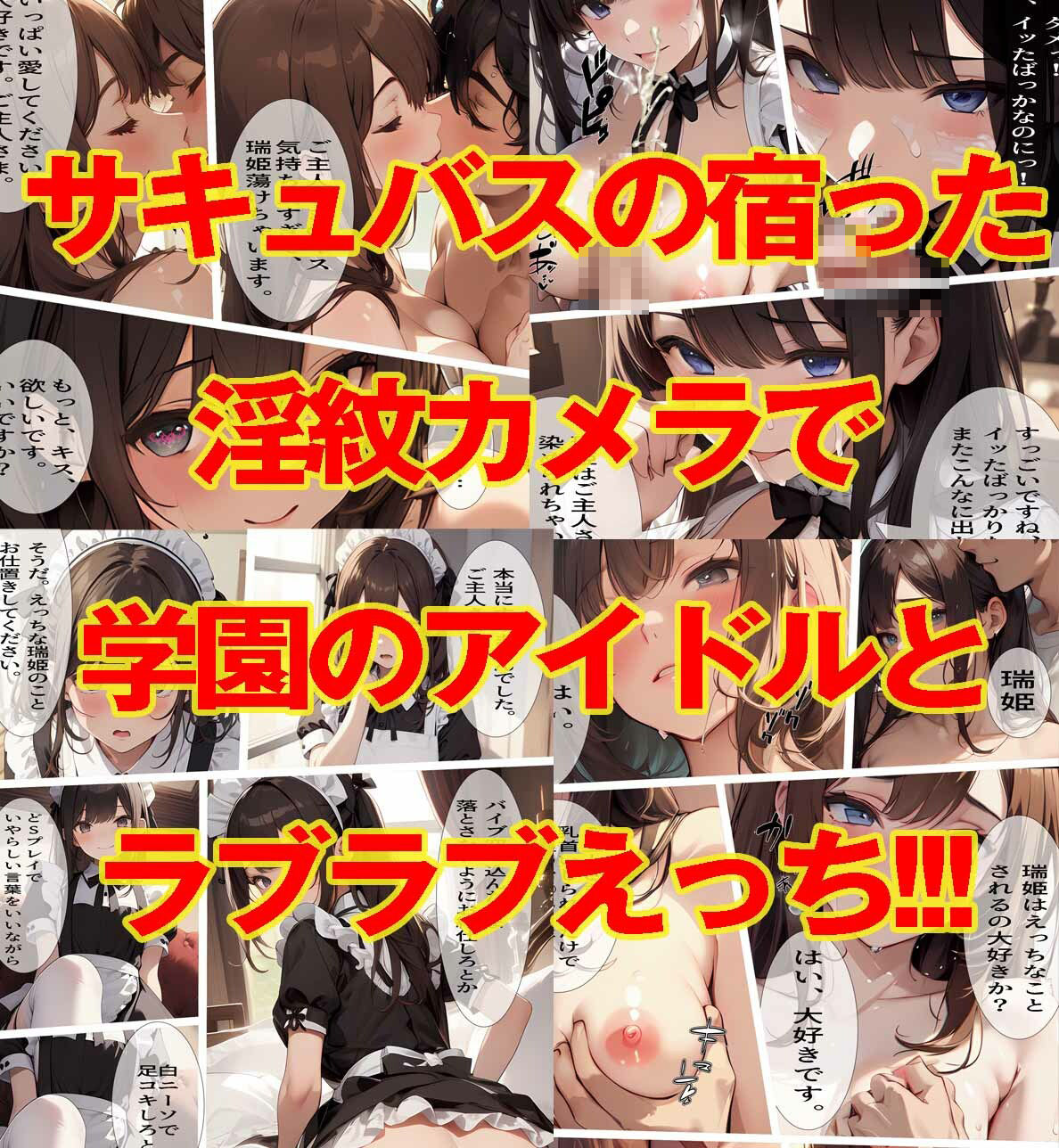 サンプル画像3:あこがれの先輩とメイド服でえっち(morning sugar) [d_383293]