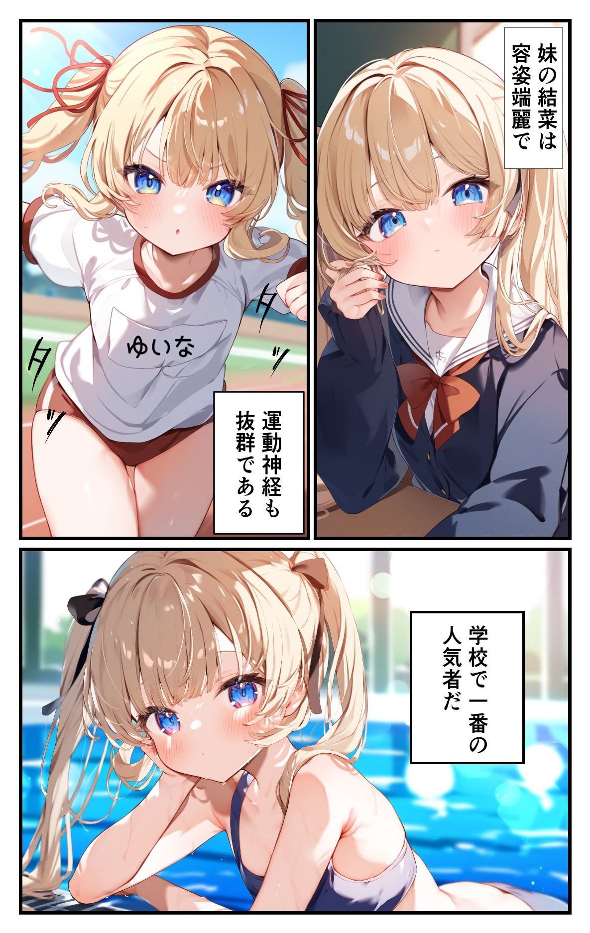 いつも無防備な妹がエロすぎるの画像1