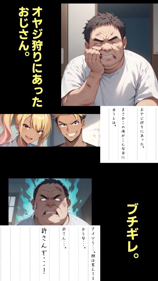 サンプル画像1:メタモルおじさんと黒ギャルビッチ編(あかめ・てい) [d_383789]