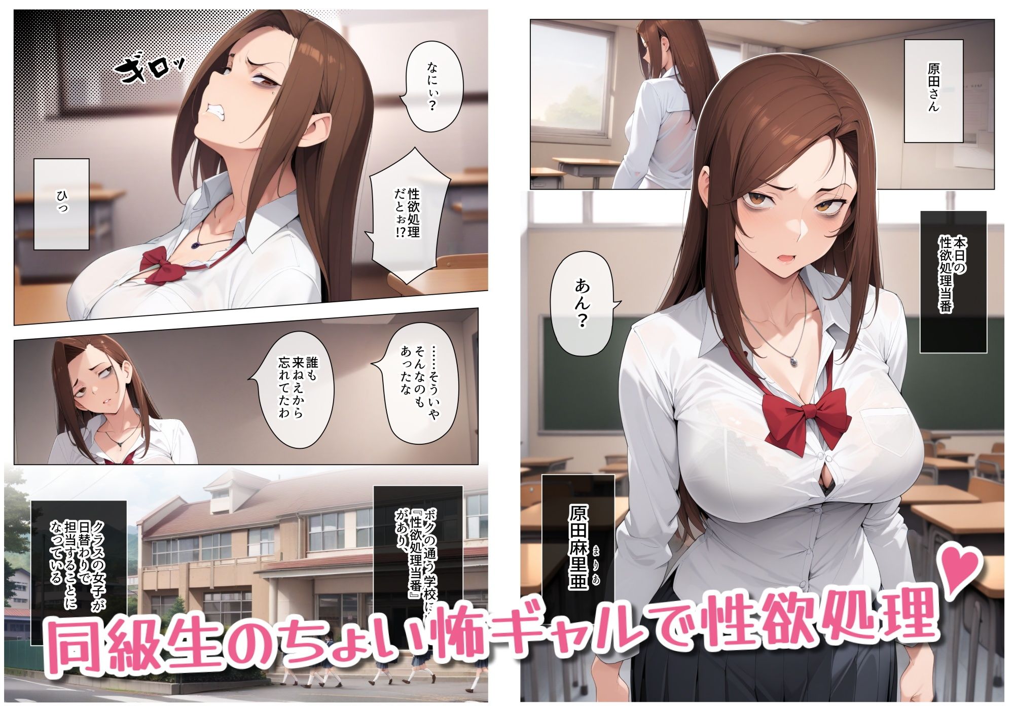 サンプル画像1:目つき悪いギャルで性欲処理(Minuki Creating Machine) [d_384465]