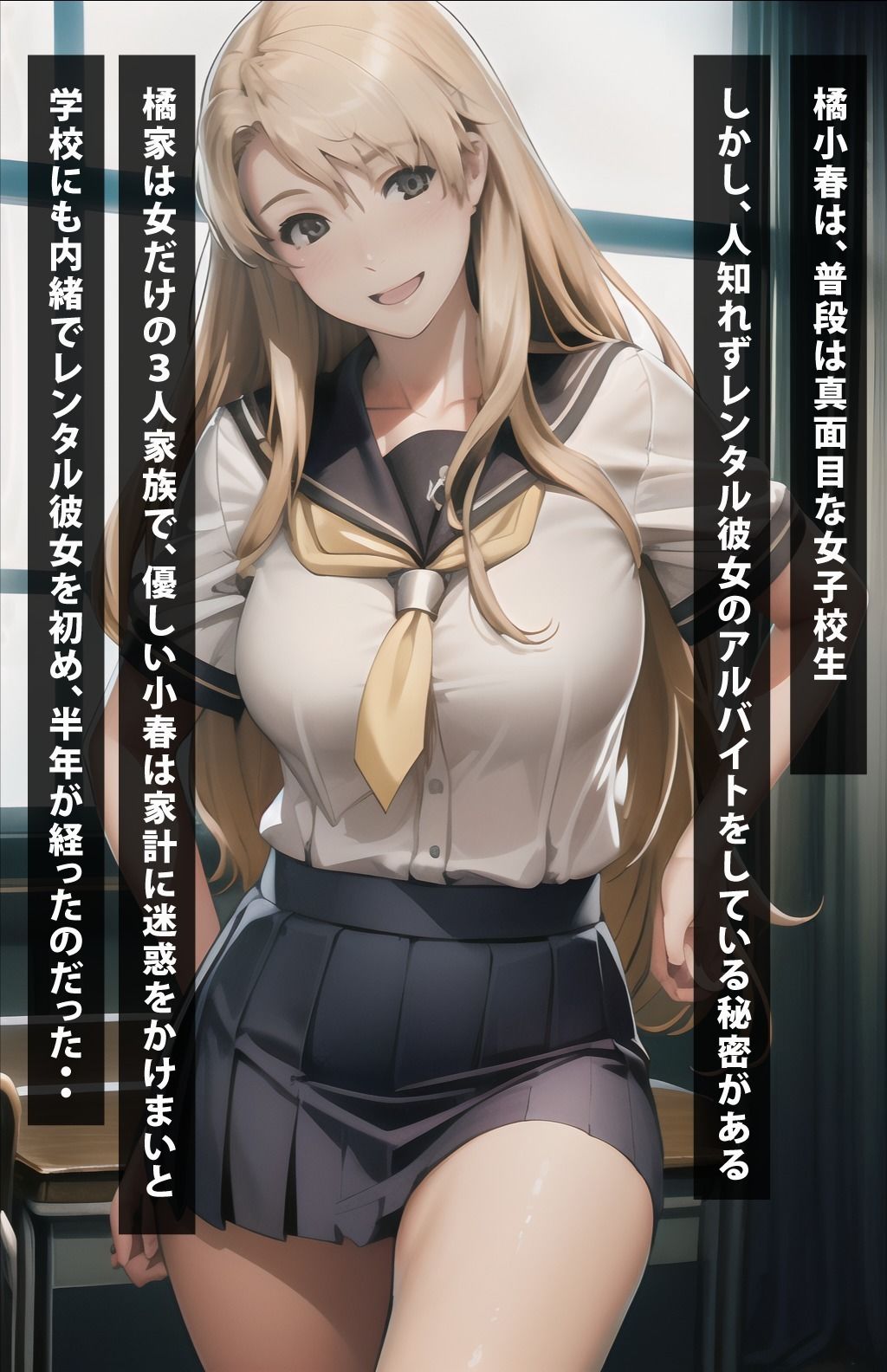 サンプル画像1:レンタル彼女したら橘小春だった件(美女図鑑) [d_384607]