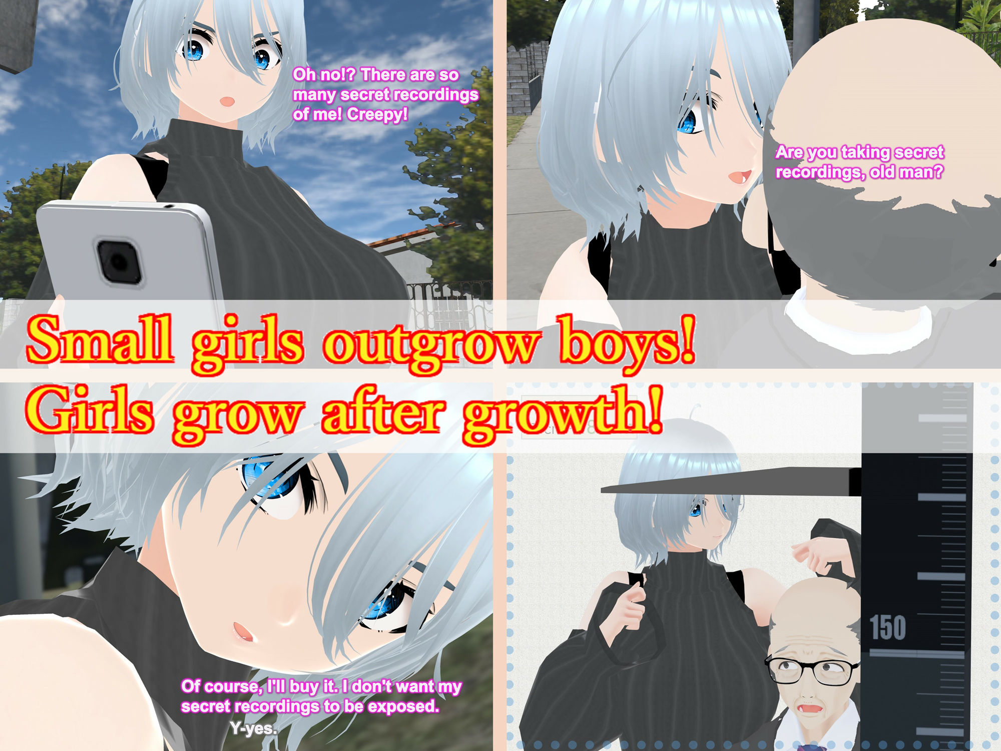 サンプル画像2:Outgrowing only girls， Overtake boys， Growth sound. Bus stop Arc(女子成長クラブ) [d_385661]