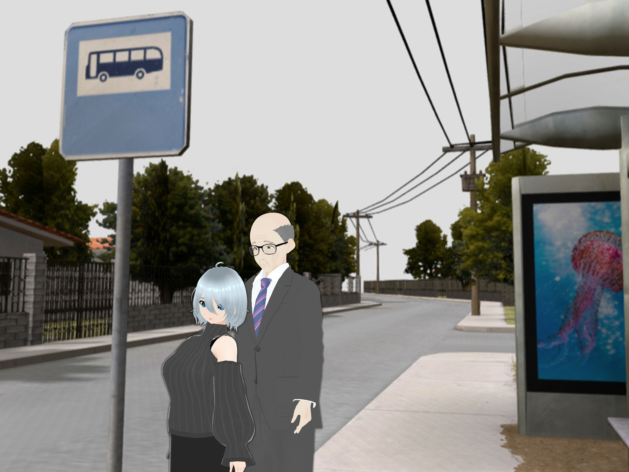 サンプル画像5:Outgrowing only girls， Overtake boys， Growth sound. Bus stop Arc(女子成長クラブ) [d_385661]