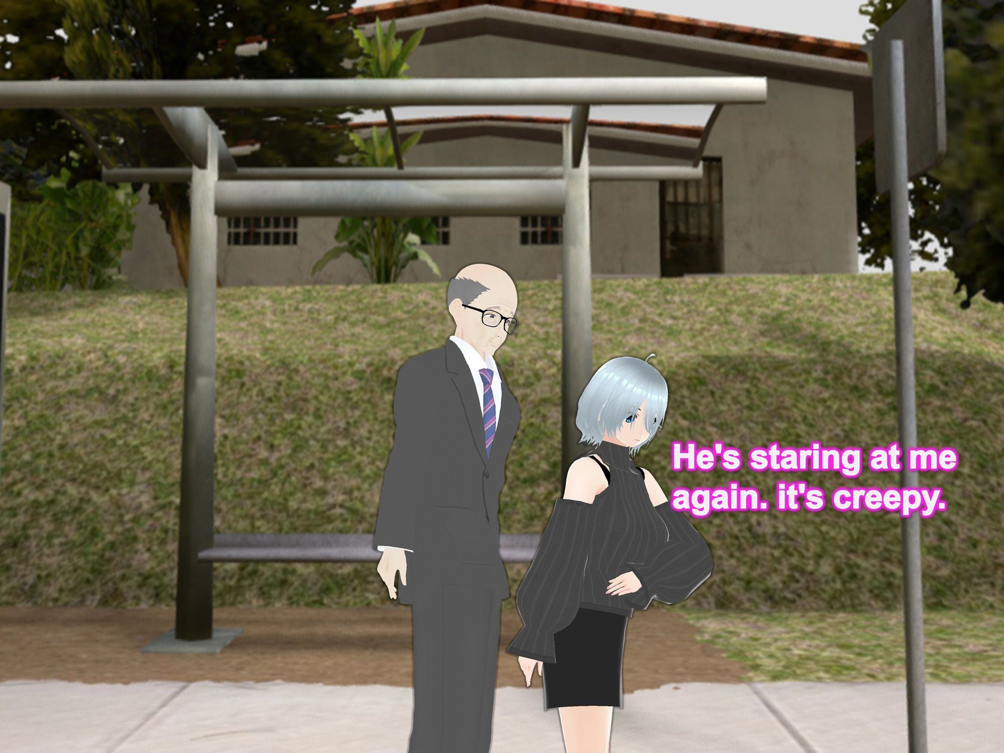 Outgrowing only girls， Overtake boys， Growth sound. Bus stop Arc
