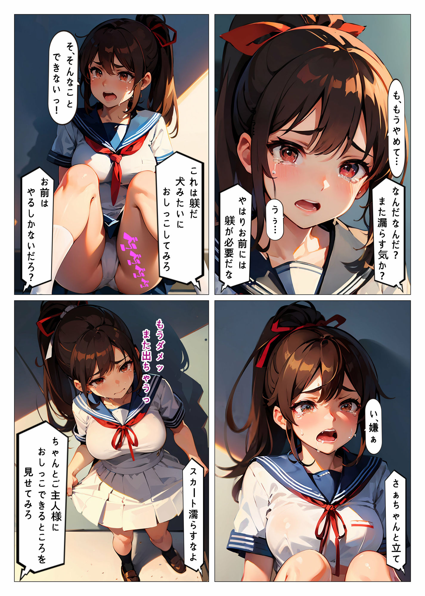 サンプル画像5:女子は脅迫して媚薬を盛るに限る(ひぽにぽ) [d_386253]