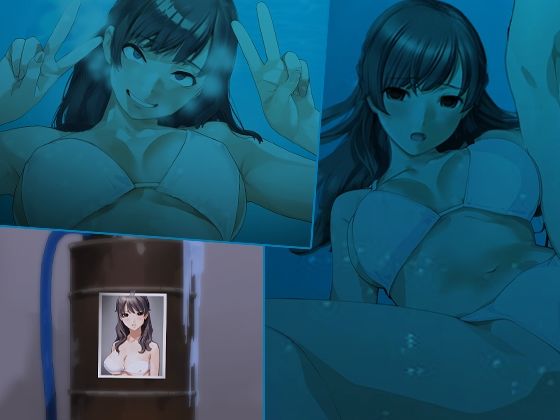 サンプル画像1:『ビキニ女子、水責め窒息地獄！ プールに沈められ、水中で何度も気絶するまでくすぐりや絶頂寸止めされ、酸欠状態で脳細胞死滅アクメ』【後編:強●水飲みくすぐり責め、窒息寸止め脳破壊アクメ編】(淫乱テディベア) [d_386512]