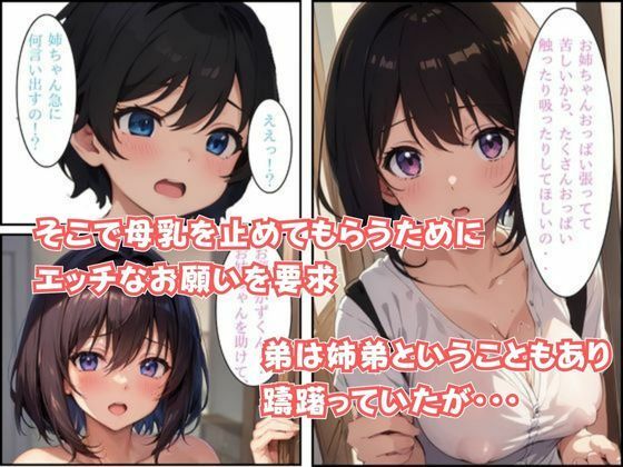 サンプル画像3:お姉ちゃんの母乳止めるの手伝って！(フエラムネ帝国) [d_386686]