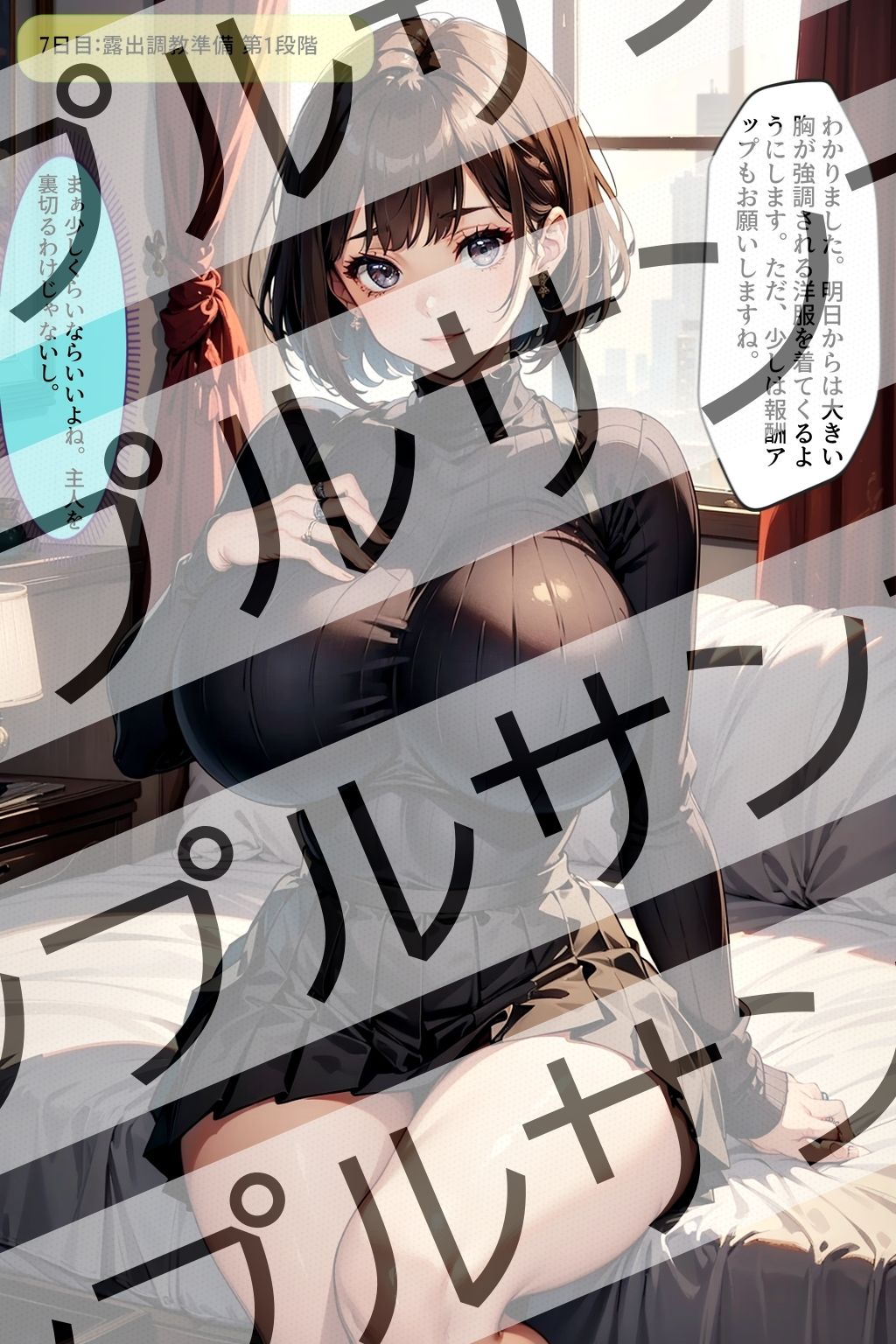 サンプル画像2:巨乳人妻の莉子が言いなりになるまで・・・ vol.1 – Until Riko， a big-breasted married woman， obeys… vol.1 -(あらぶるま18＋（二次元）) [d_386752]