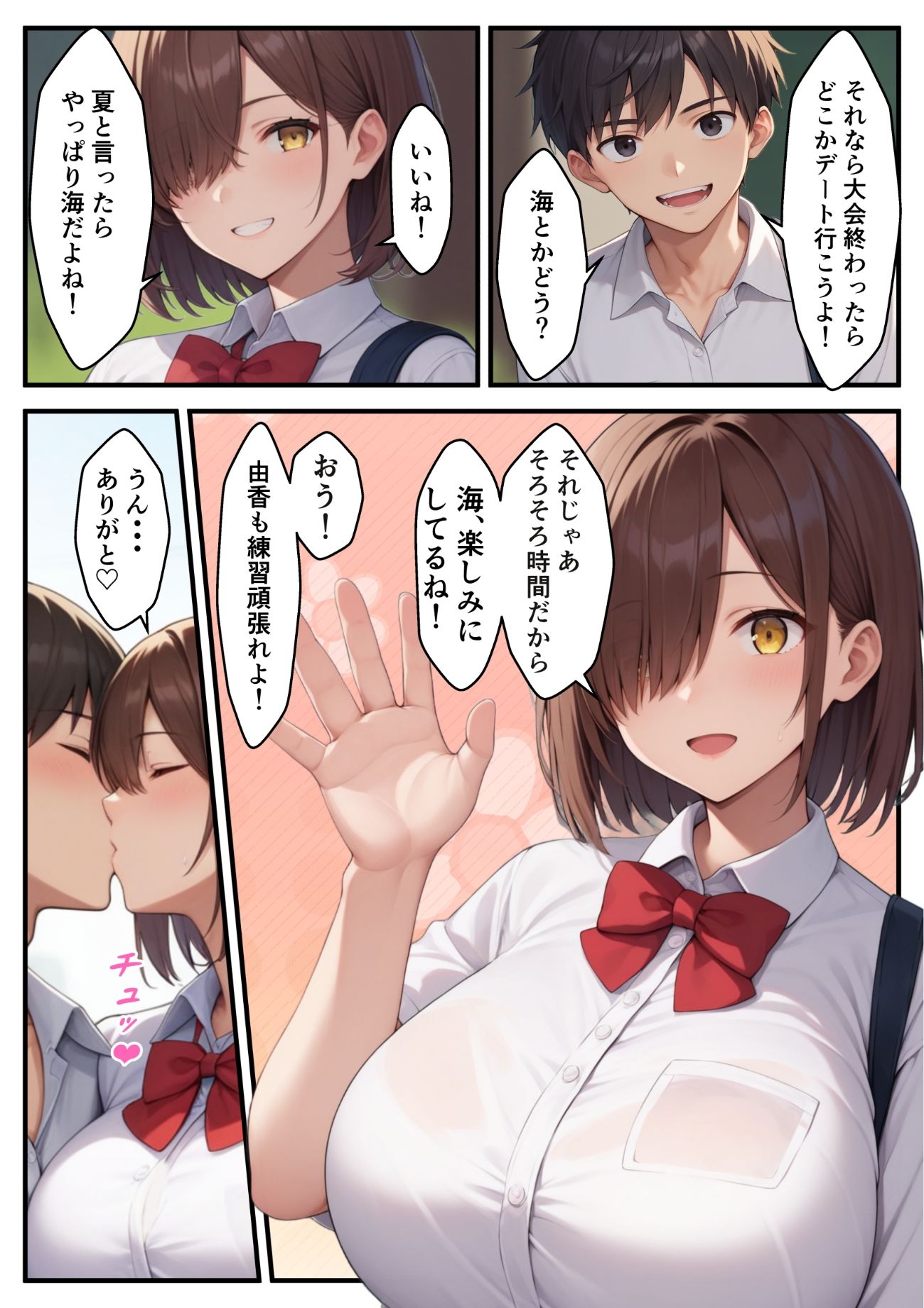 サンプル画像4:幼馴染のバスケ女子が寝取られる話(るにサークル) [d_386972]