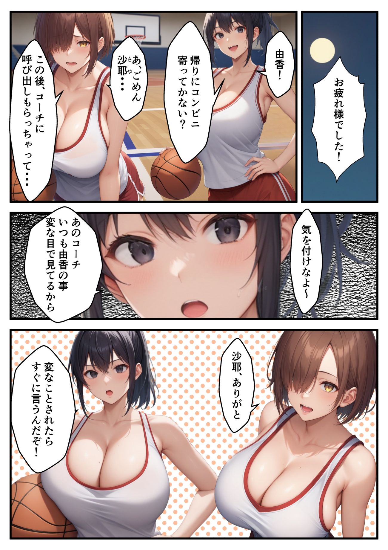 サンプル画像5:幼馴染のバスケ女子が寝取られる話(るにサークル) [d_386972]