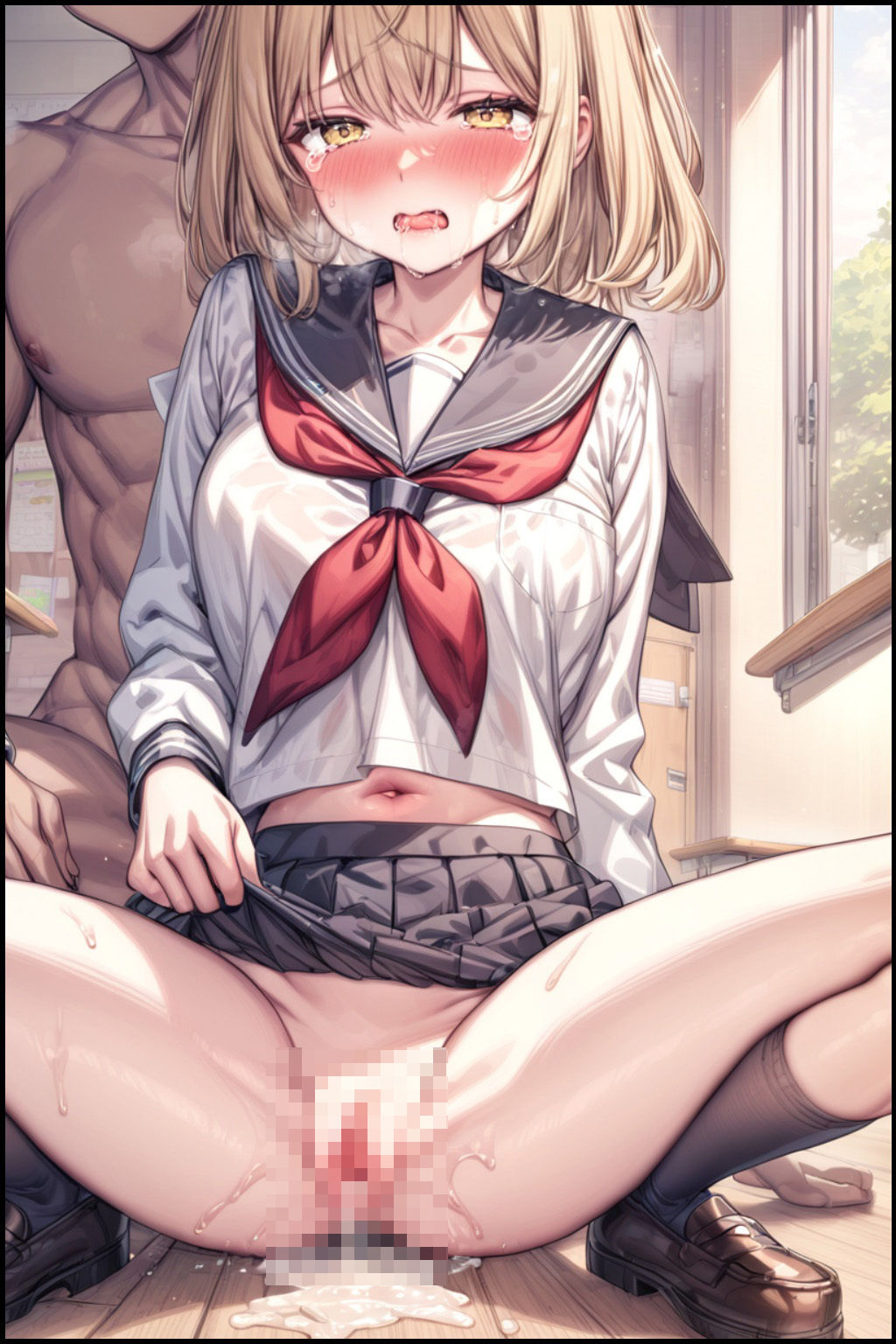 サンプル画像1:制服女子を征服します！(むさこた) [d_387237]