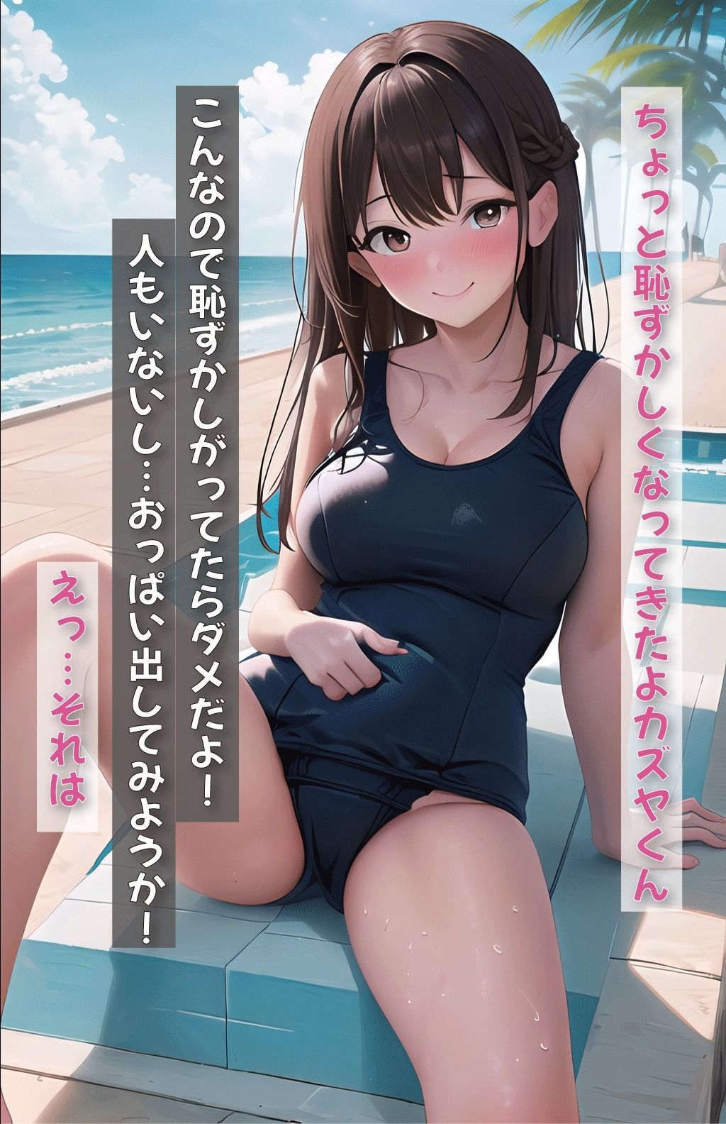 サンプル画像5:水原千鶴とスク水学校プレイ(美女図鑑) [d_387835]
