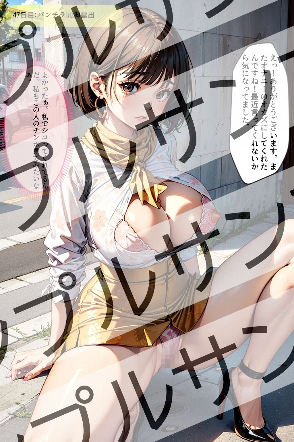 サンプル画像4:巨乳人妻の莉子が言いなりになるまで・・・ vol.2 – Until Riko， a big-breasted married woman， obeys… vol.2 -(あらぶるま18＋（二次元）) [d_388193]