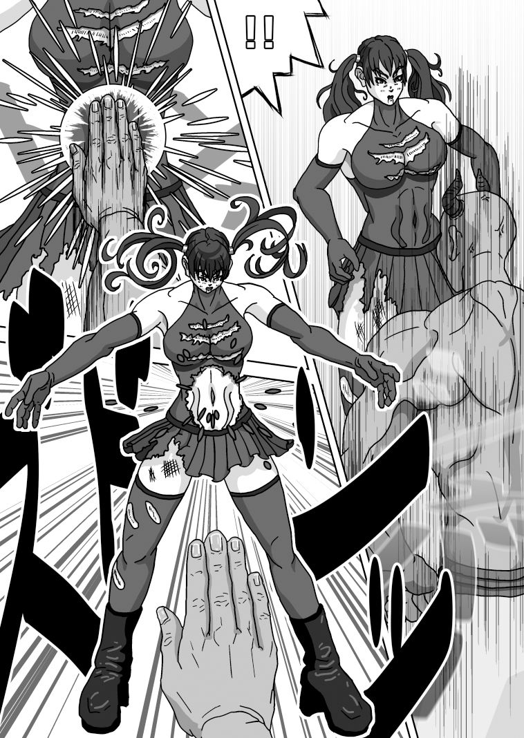 サンプル画像4:エクソシスト リナミ（ピンチ.1）(やきそば家族) [d_389620]