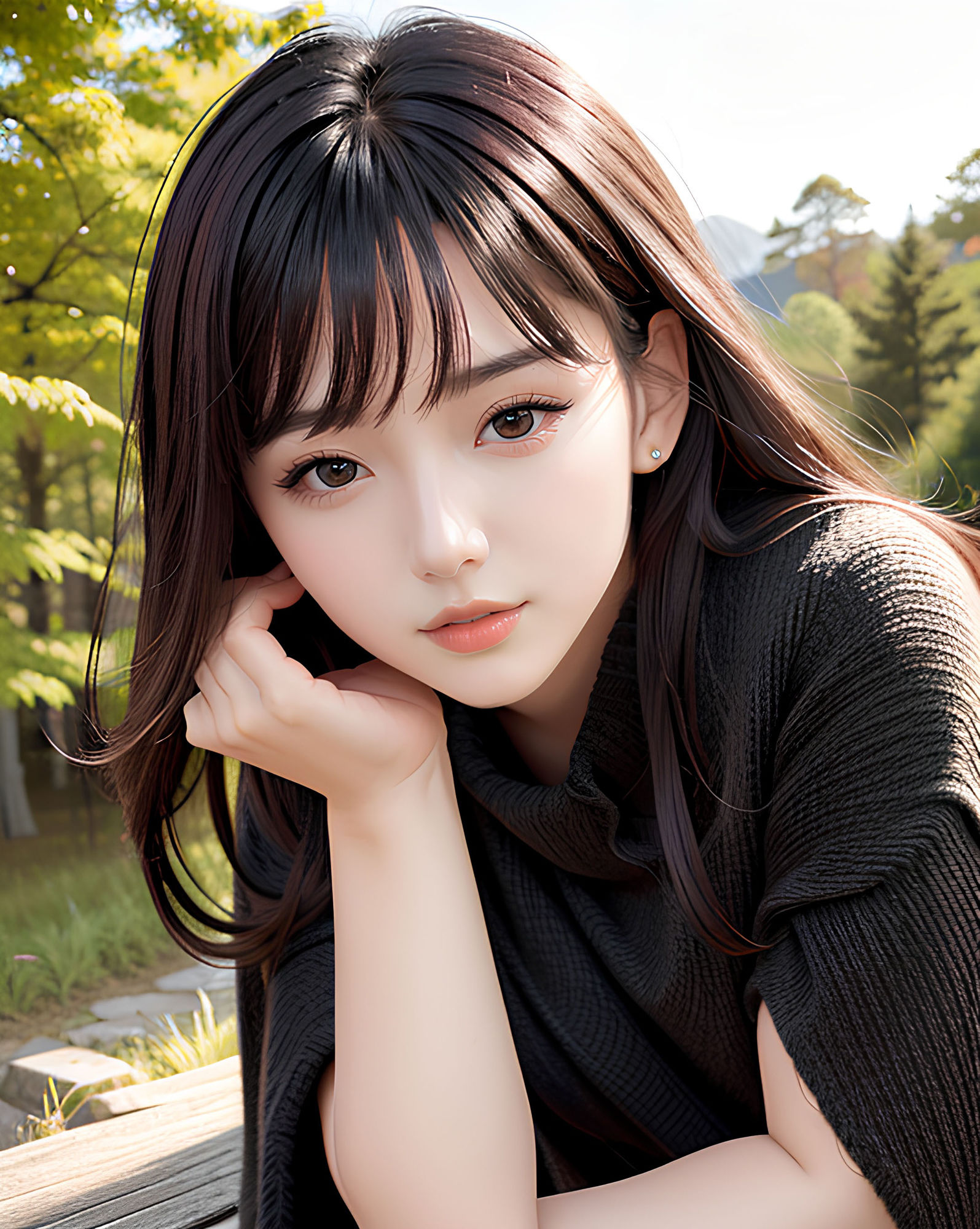 サンプル画像2:ポンチョ(Liyu(りゆ)) [d_390091]