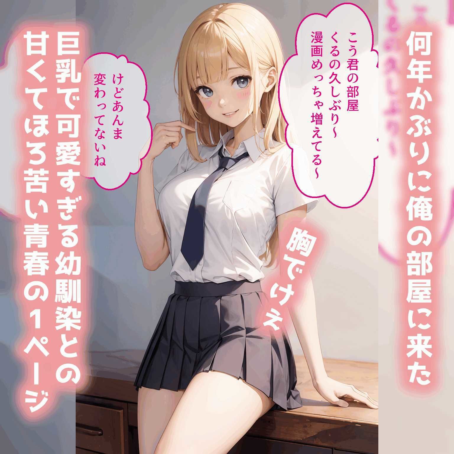 サンプル画像1:巨乳な幼馴染にリードされてこの後めちゃくちゃセックスした【市原夏帆】(N Production) [d_392381]