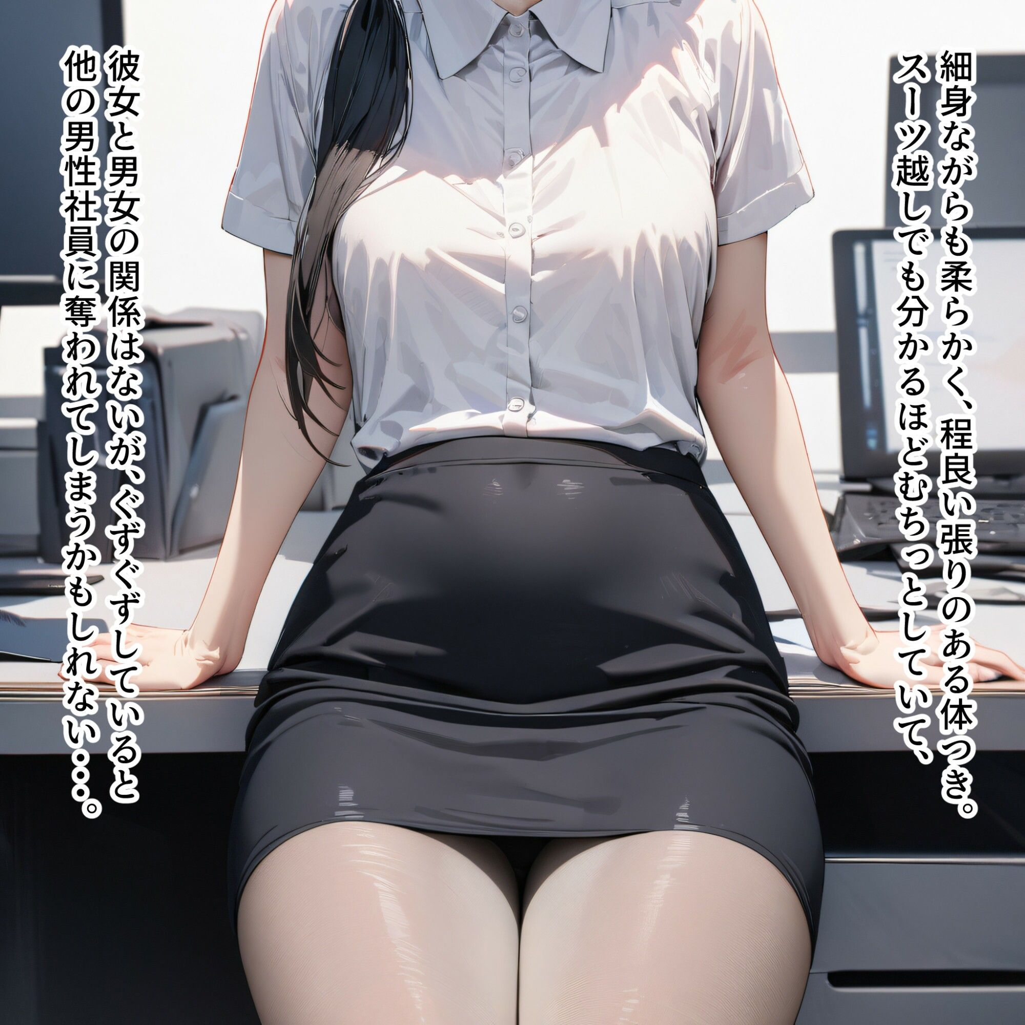 サンプル画像3:あざと可愛い女子社員〜仮眠室で睡眠姦〜(電脳戯画) [d_392597]