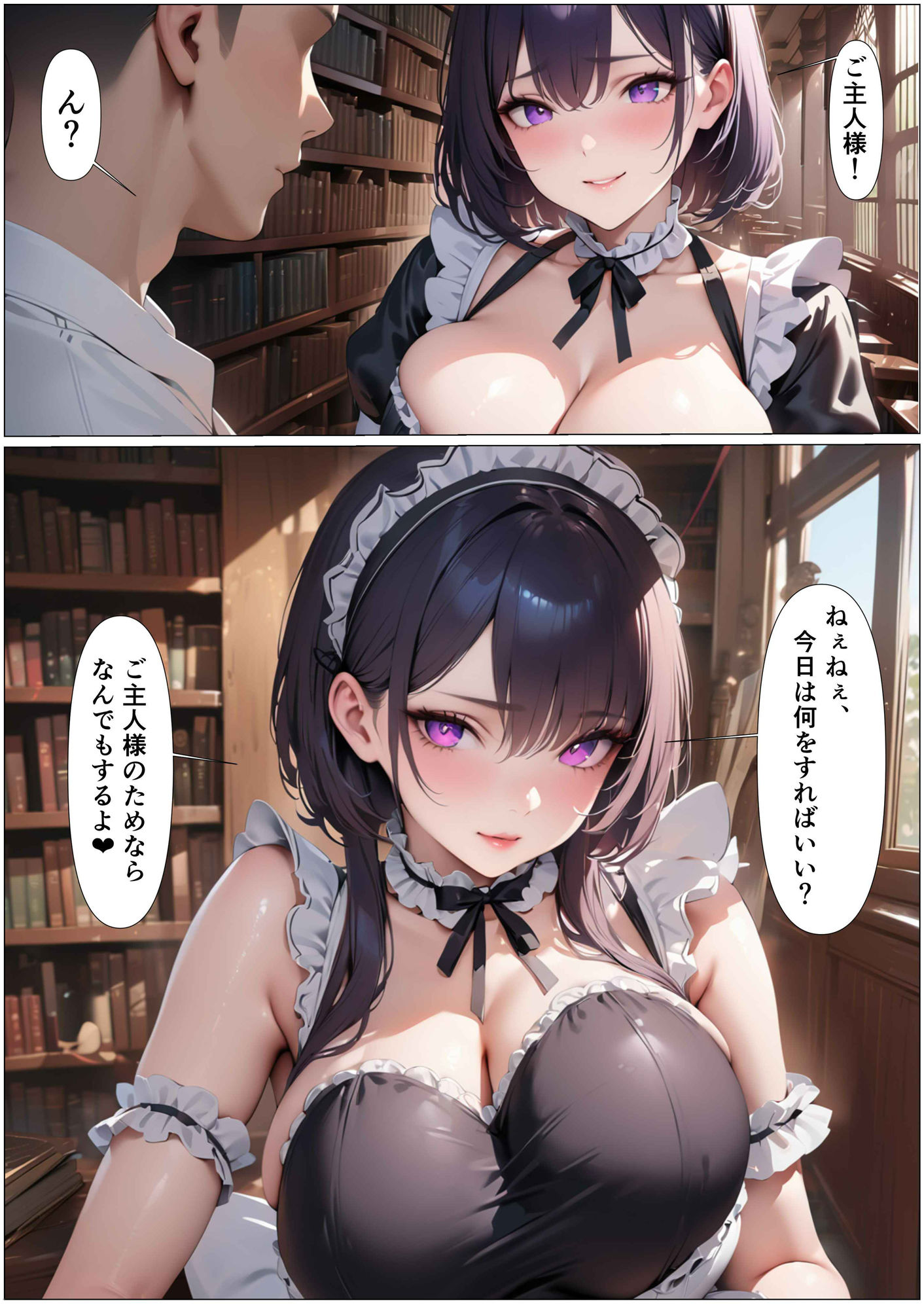 サンプル画像1:完全服従メイドひかり〜アヘ顔ご奉仕〜(とくもりロブスター) [d_394017]