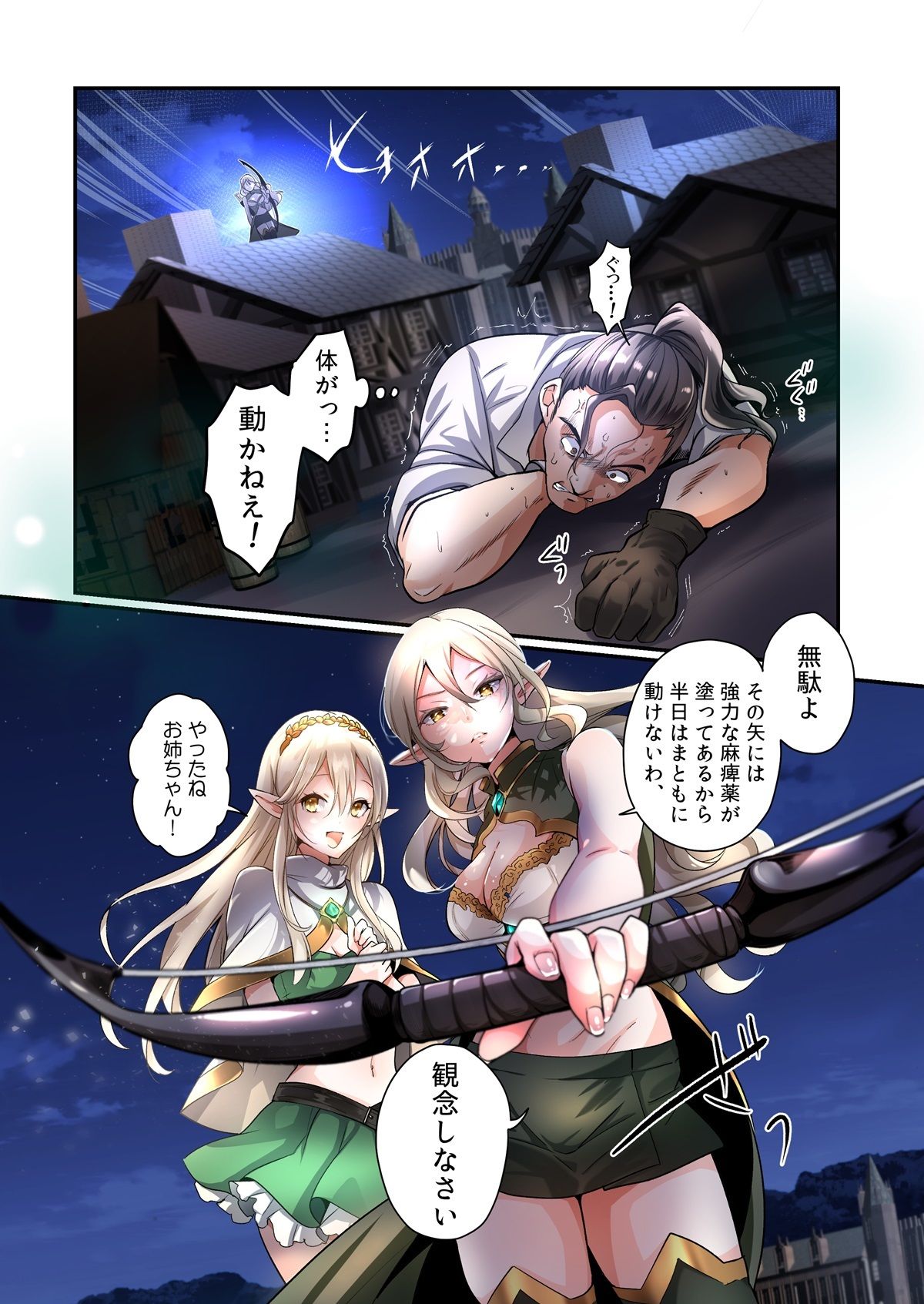 サンプル画像1:盗賊、エルフを盗む(あむぁいおかし製作所) [d_394804]