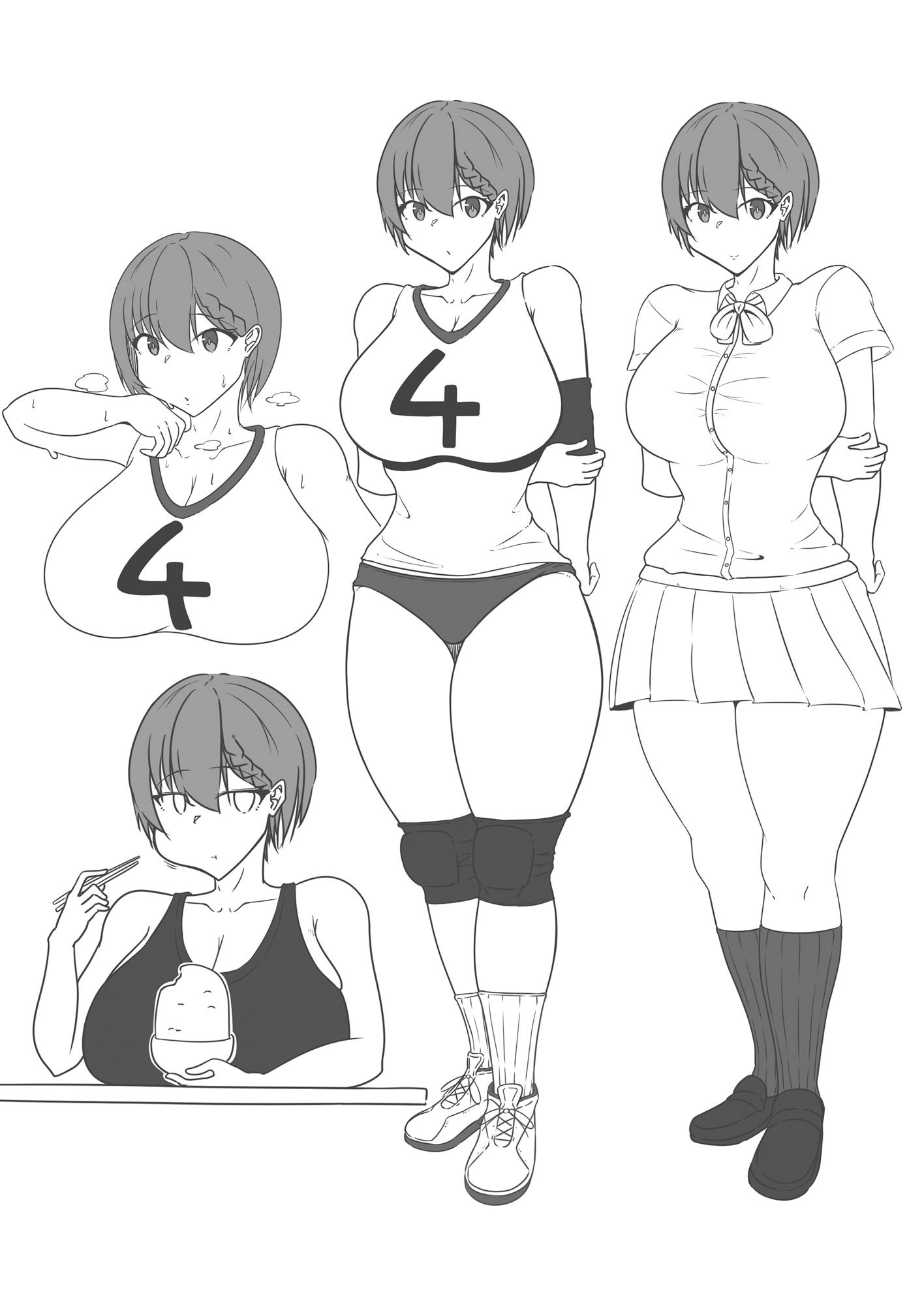 サンプル画像2:バレー部のお姉ちゃんはぼくのおなほ(浪漫ろまん) [d_395040]