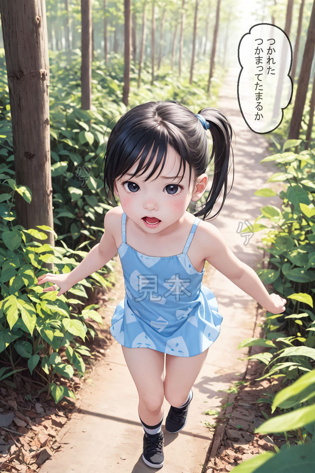 サンプル画像4:変質者が少女にイタズラ マンスジ ロリコン(ゆい) [d_395360]