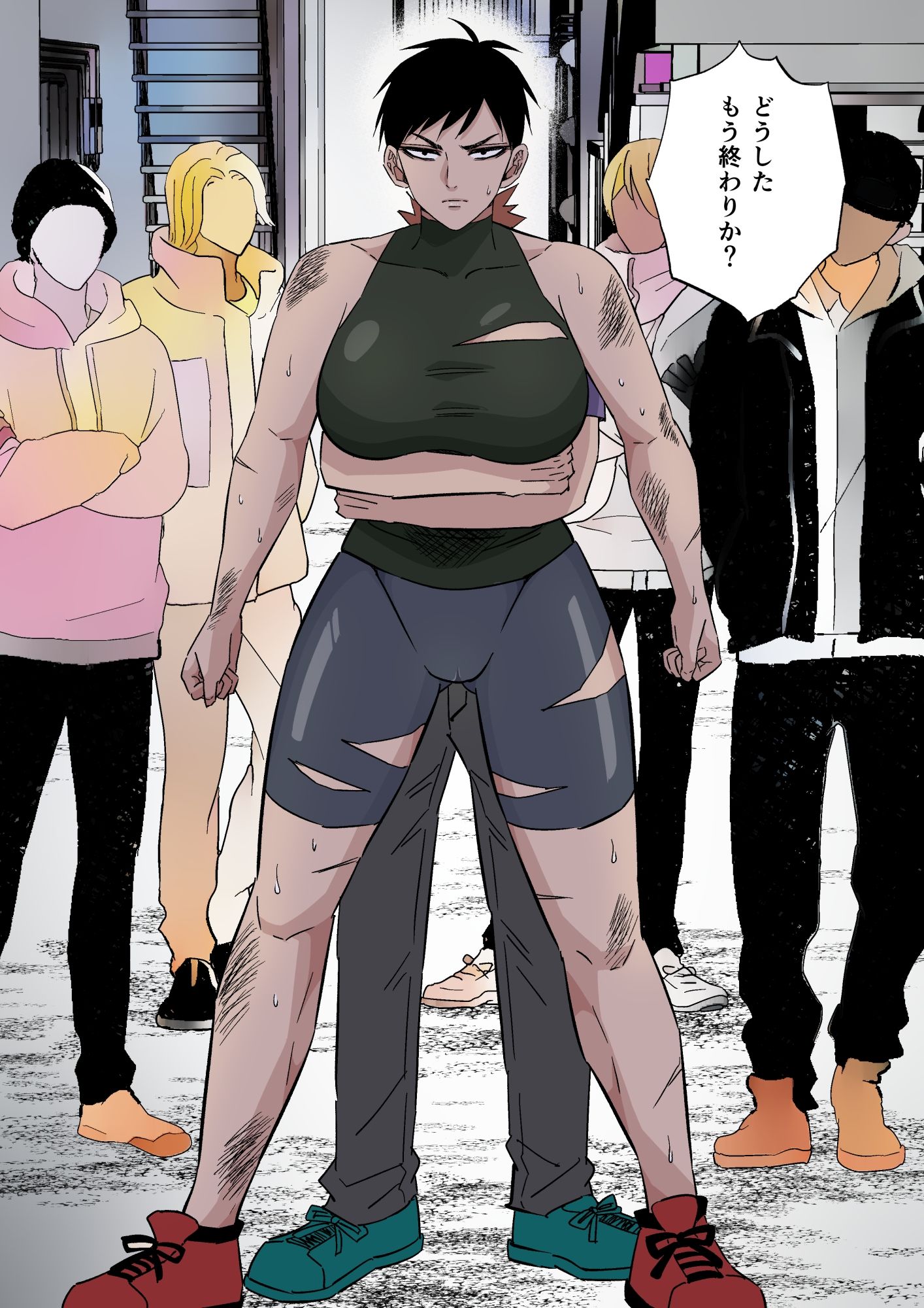 サンプル画像5:女ストリートファイタークリ堕ち(星野尚) [d_395685]