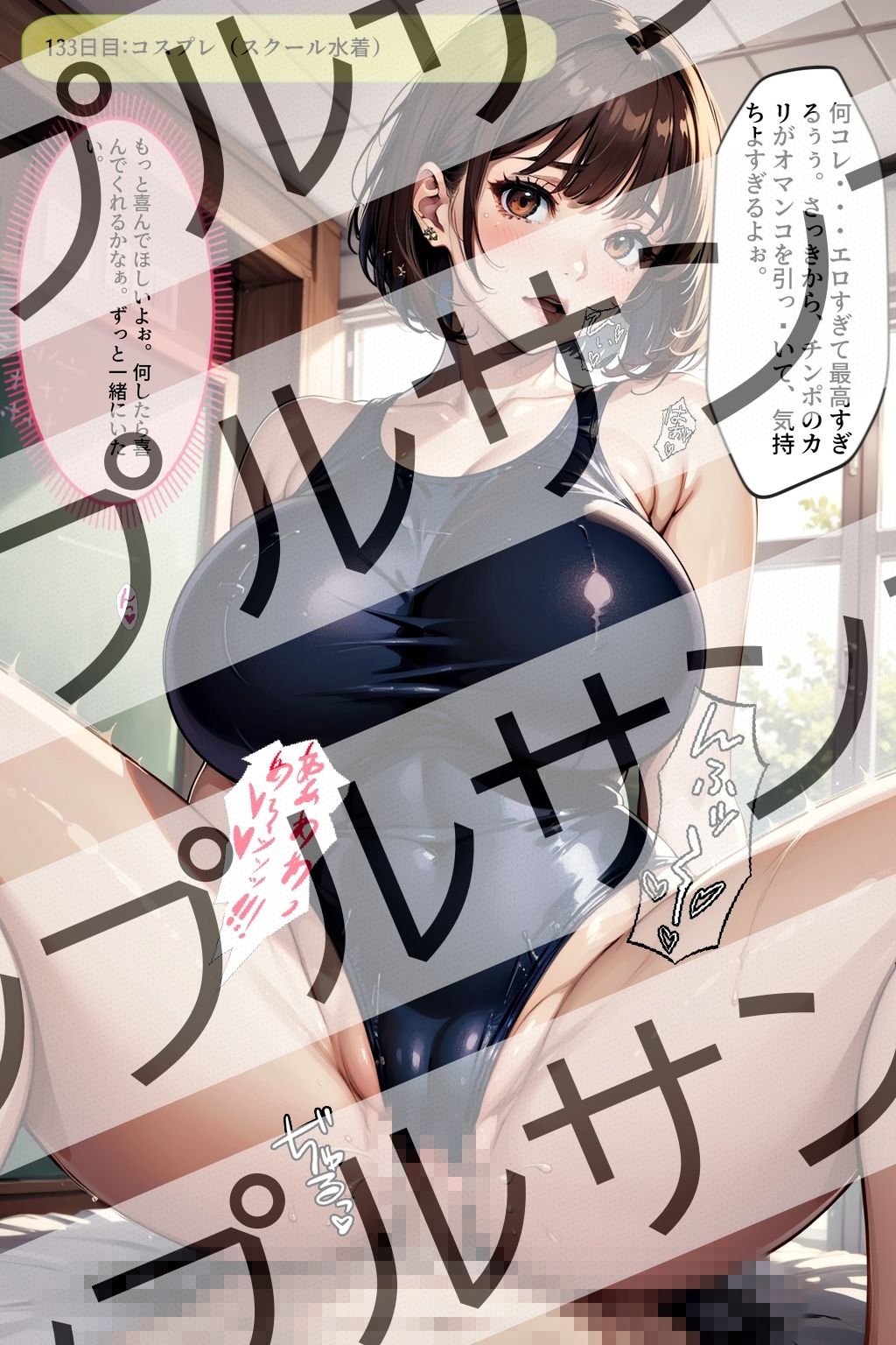 サンプル画像5:巨乳人妻の莉子が言いなりになるまで・・・ vol.5 – Until Riko， a big-breasted married woman， obeys… vol.5 -(あらぶるま18＋（二次元）) [d_396017]