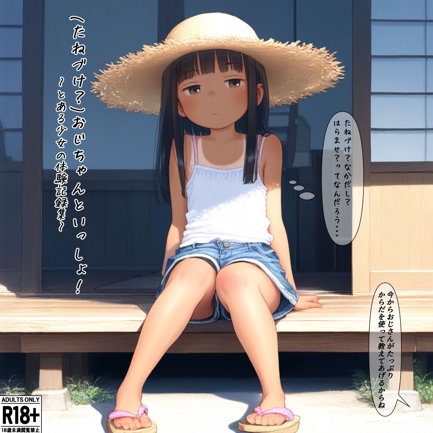 サンプル画像1:おじちゃんといっしょ！(道の草) [d_396844]