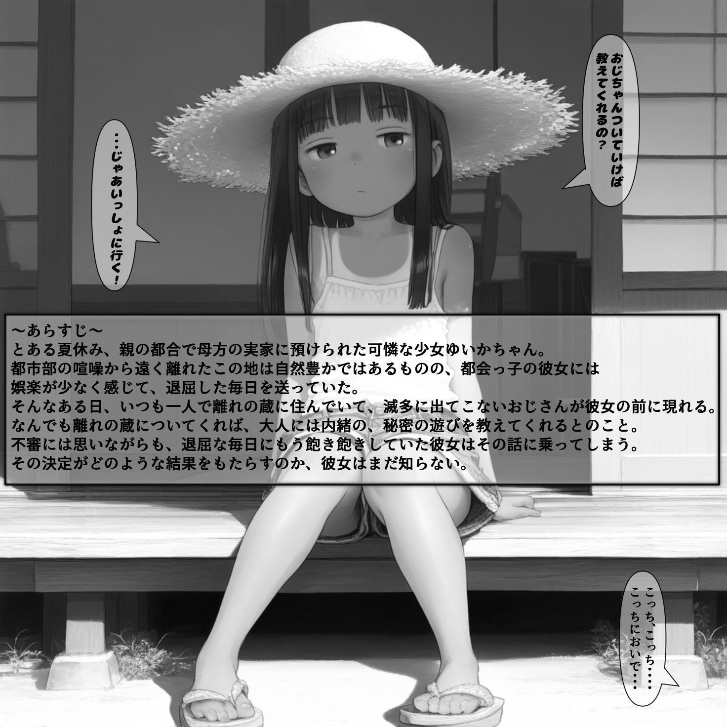 サンプル画像2:おじちゃんといっしょ！(道の草) [d_396844]