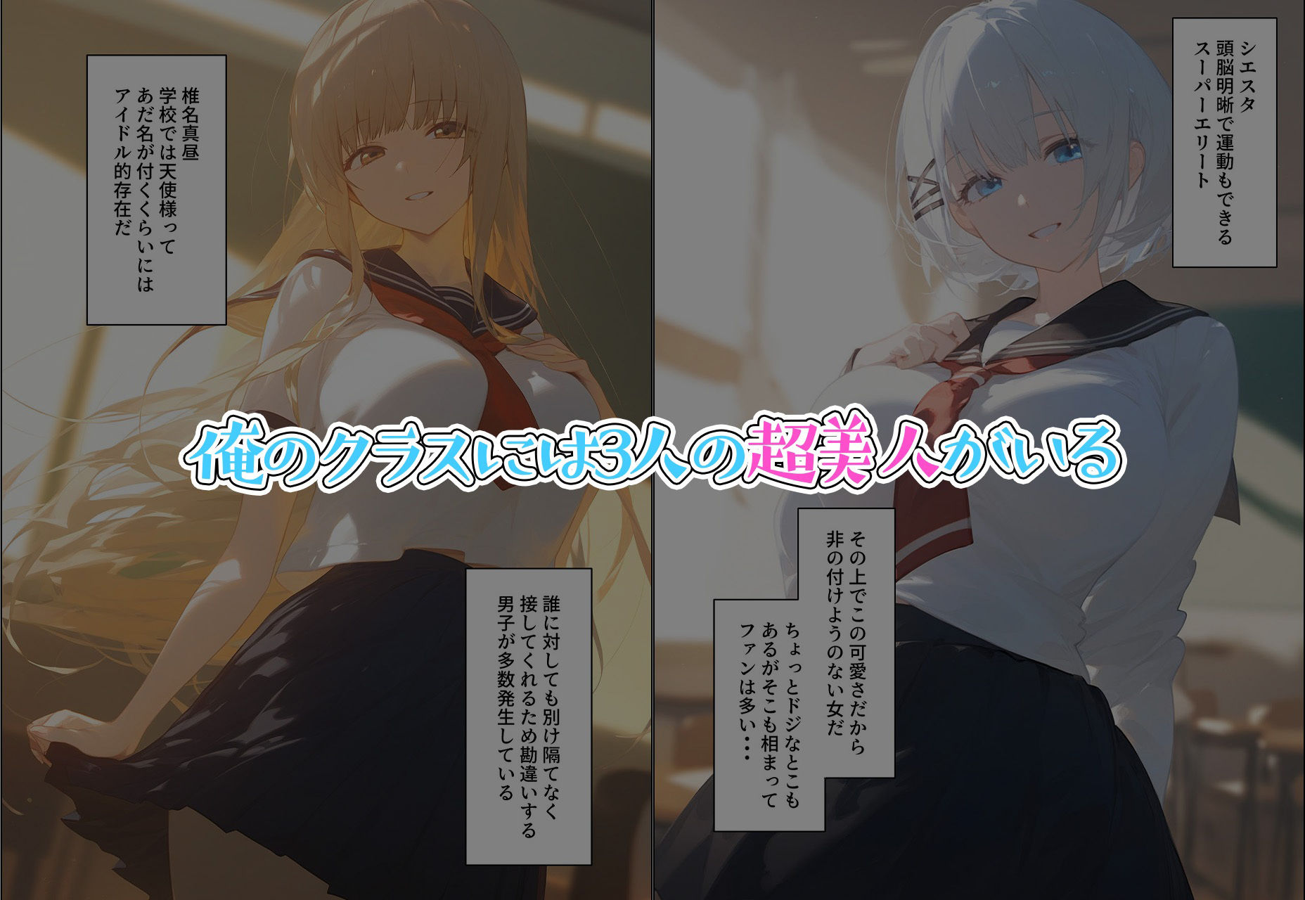 サンプル画像2:平凡な俺の性事情〜シエ◯タ〜(△△△ガール) [d_397560]