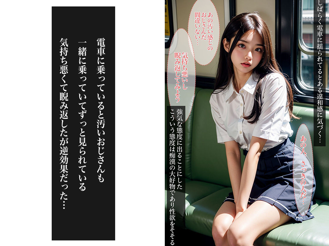 サンプル画像3:女子校生のわいせつ通学（痴●編・処女編・失禁編）(ぽちっとゆめぶくろ) [d_397594]