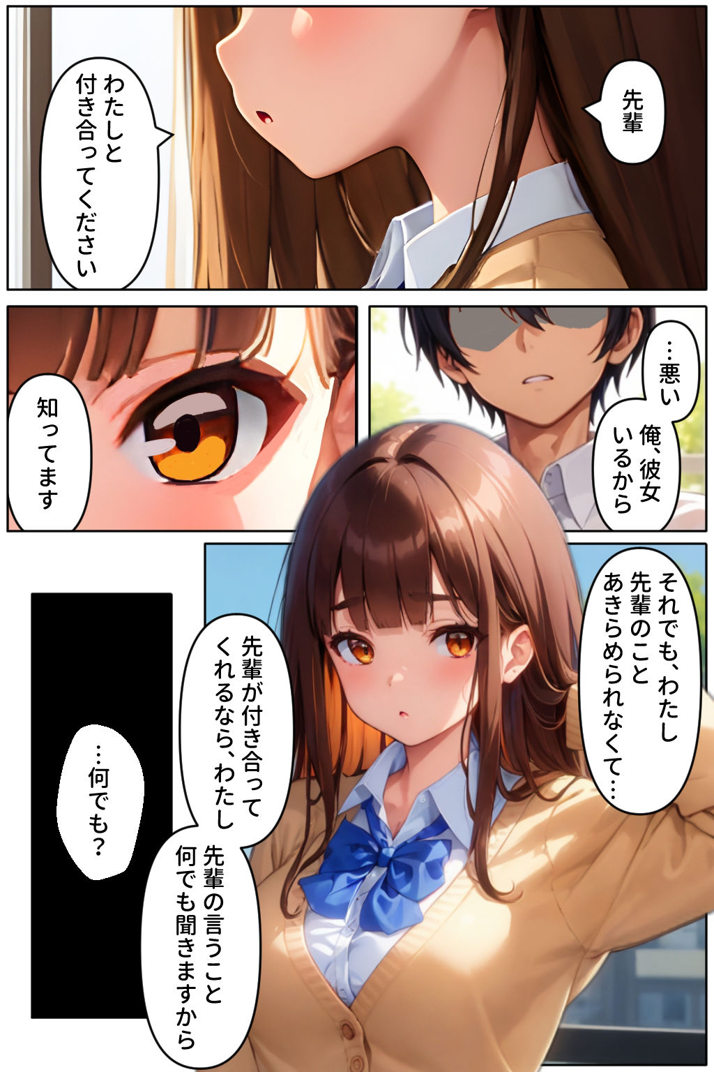 サンプル画像1:おニューな彼女、調教中(ステーキくん) [d_397625]