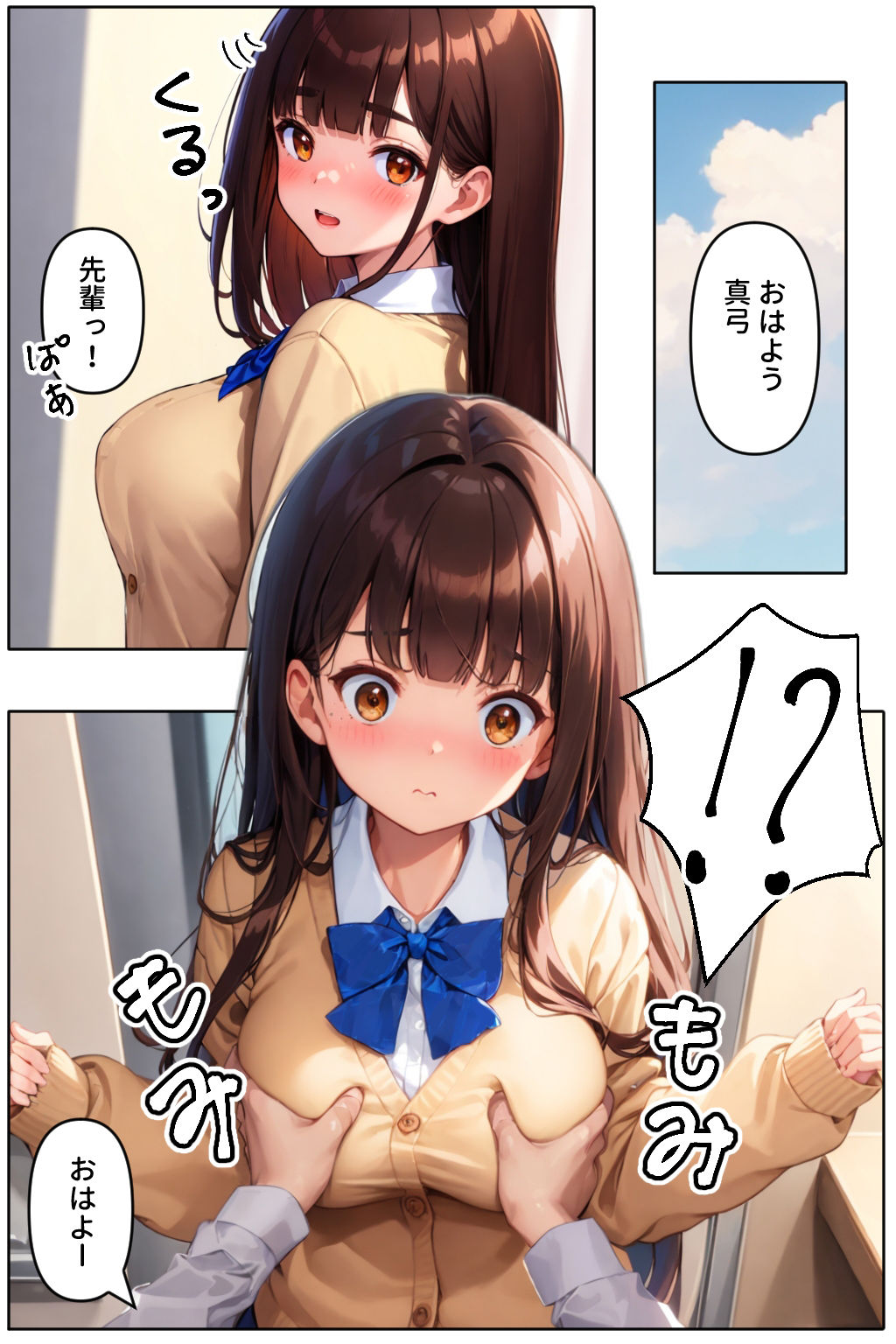 サンプル画像3:おニューな彼女、調教中(ステーキくん) [d_397625]