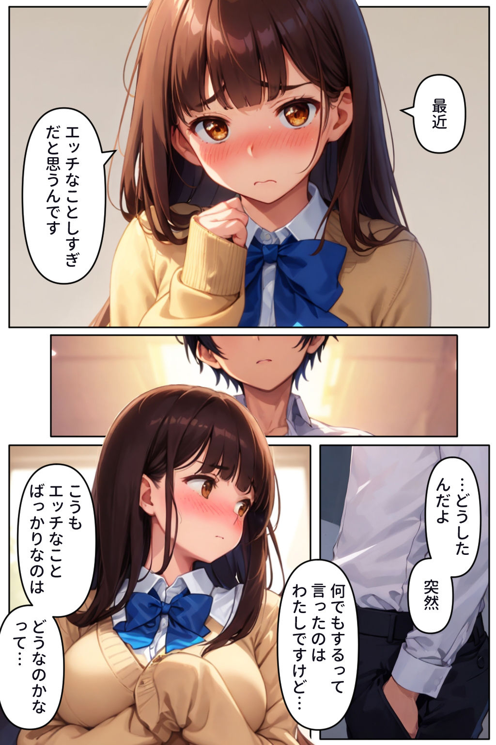 サンプル画像5:おニューな彼女、調教中(ステーキくん) [d_397625]