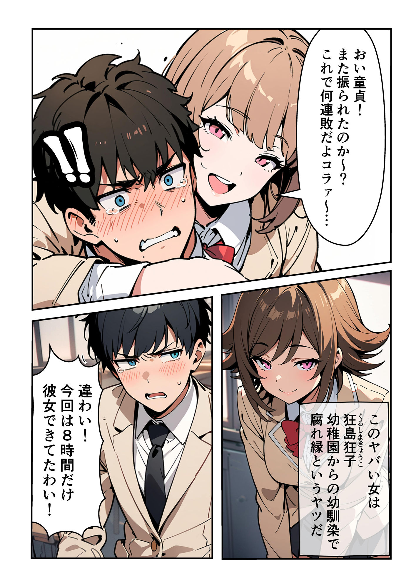 サンプル画像1:勃起をしてメソメソしてどうしたんだい？(バーチャルセクサロイド岡田) [d_398383]