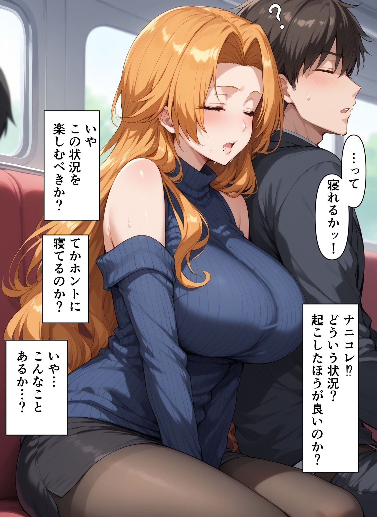 サンプル画像5:初めての高速バスで童貞卒業した話(熱男) [d_398526]