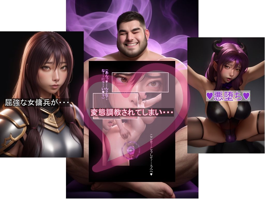 サンプル画像1:夢魔おじさんにしこたま中〇しされてチ〇ポとおじ臭に堕ちちゃいました(おねえさん工房) [d_398866]