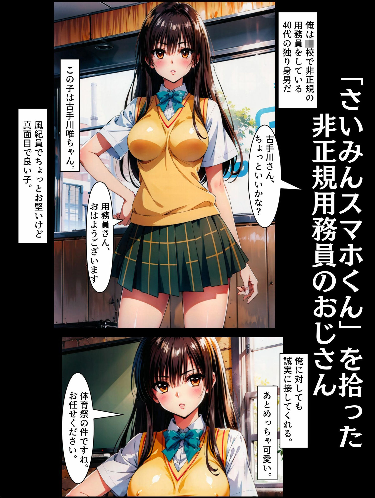 サンプル画像1:古手○唯、催●種付おじさんにメス堕ちするまでの話(okita) [d_399636]